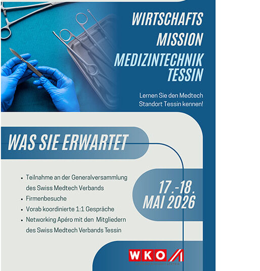 Wirtschaftsmission Medizintechnik Tessin