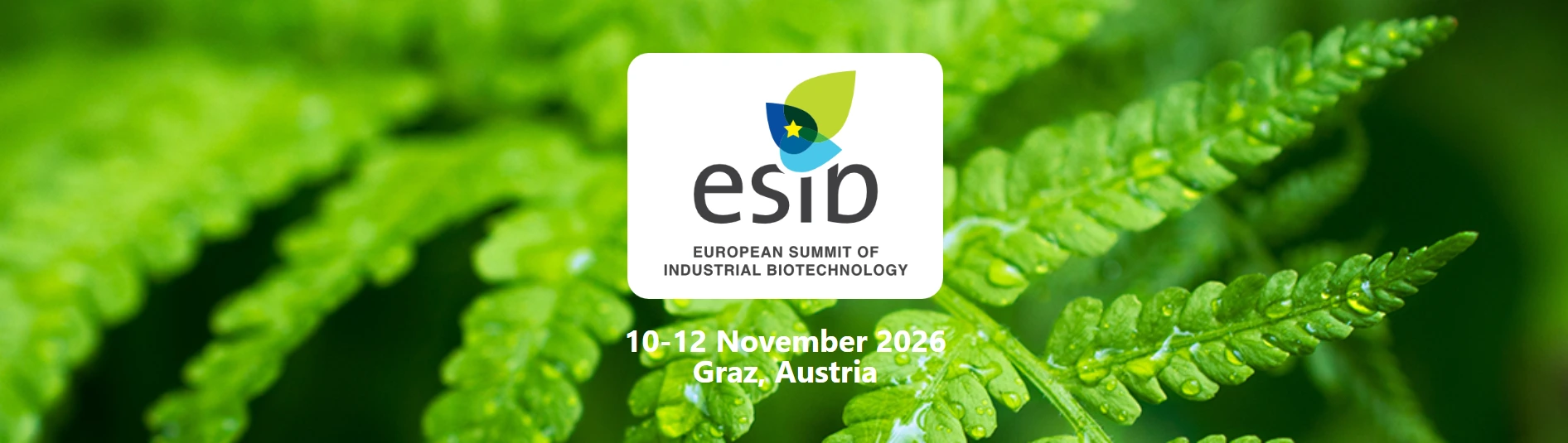 ESIB 2026 – European Summit of Industrial Biotechnology