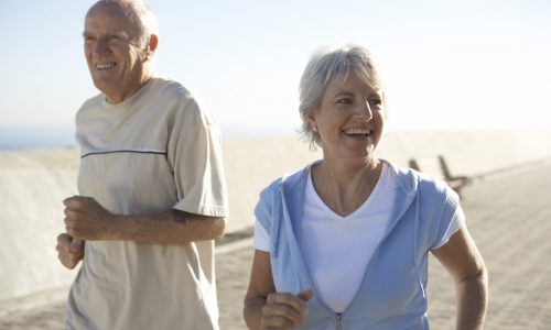 78629231 Couple jogging together